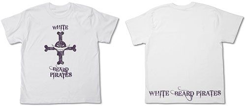 【クリックで詳細表示】From TV animation ワンピース 白ひげ海賊団Tシャツ/ホワイト-S[コスパ]《08月予約※暫定》