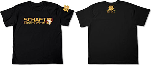 機動警察パトレイバー シャフト・セキュリティ・システムロゴＴシャツ/ブラック-S[コスパ]《０２月予約※暫定》