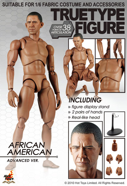 【クリックでお店のこの商品のページへ】ホットトイズ・トゥルータイプ 1/6スケールフィギュア素体 アドバンスト/黒人男性 単品[ホットトイズ]《在庫切れ》Hot Toys TrueType - 1/6 Scale Action Figure Body： Advanced - African American Male