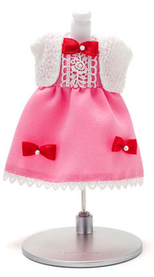 【クリックで詳細表示】でこニキ ふくセット by Pb’-factory リボンワンピ ピンク(ドール用衣装)[ペットワークス]《在庫切れ》