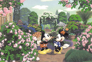 【クリックで詳細表示】ジグソー ディズニー ロマンチック ガーデン〈ステンドアート〉 266ピース(DSG-266-736)[テンヨー]《発売済・取り寄せ※暫定》