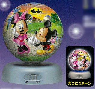 【クリックで詳細表示】ジグソー 光る球体パズル パズランタン ディズニー 夕暮れのプロポーズ 60ピース(2003-388)[やのまん]《在庫切れ》