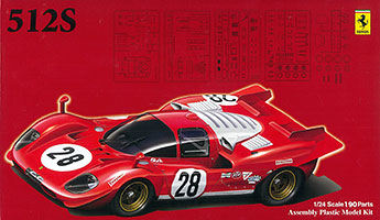 【クリックで詳細表示】プラモデル リアルスポーツカーシリーズ SPOT NO. 1/24 フェラーリ512S ショートテール[フジミ模型]《取り寄せ※暫定》