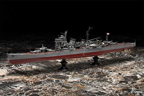 【クリックで詳細表示】プラモデル 1/350 アイアンクラッド〈鋼鉄艦〉 重巡洋艦 羽黒[アオシマ]《在庫切れ》