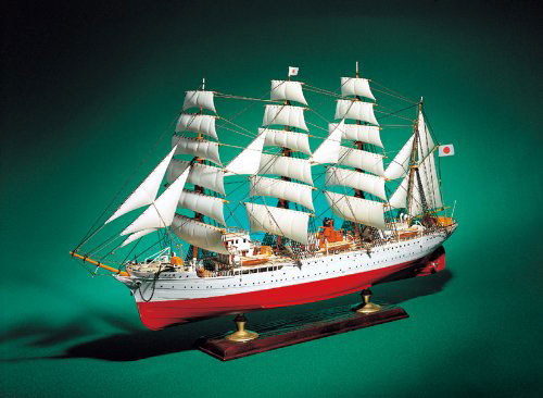 【クリックで詳細表示】大型帆船 No.02 1/150 海王丸(メタルパーツ付) プラモデル(再販)[アオシマ]《在庫切れ》