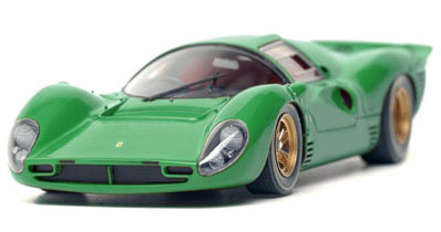【クリックで詳細表示】ハンドメイドモデルカー 1/43 グリーン フェラーリ 330P4 ベルリネッタ 1967[アイドロン]《在庫切れ》
