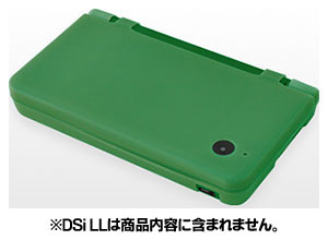 【クリックで詳細表示】DSi LL用 シリコンケース グリーン[デイテル・ジャパン]《在庫切れ》
