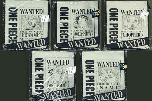 【クリックで詳細表示】ワンピース スクエアショルダーバッグ(手配書) 5種セット[森本産業]《在庫切れ》ルフィ/エース/ナミ/チョッパー/ゾロ