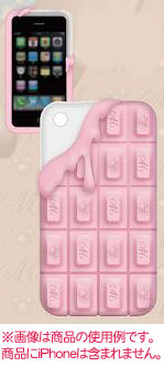 【クリックで詳細表示】ディズニー ミューポッズ チョコレートシリコンケース ストロペリーチョコレート iPhone 3G/3GS用[グルマンディーズ]《在庫切れ》