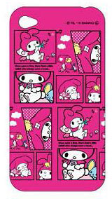 【クリックで詳細表示】マイメロディ iPhone 4 専用 キャラクタージャケット Cタイプ[グルマンディーズ]《取り寄せ※暫定》