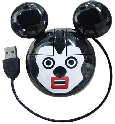 【クリックで詳細表示】ディズニー キュービックマウス 光学式モバイルマウス ミッキー[グルマンディーズ]《在庫切れ》