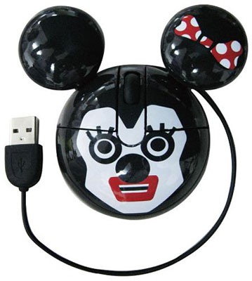 【クリックで詳細表示】ディズニー キュービックマウス 光学式モバイルマウス ミニー[グルマンディーズ]《在庫切れ》