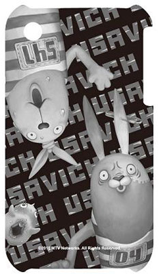 【クリックで詳細表示】ウサビッチ キャラクタージャケット iPhone3G/3GS専用 Aタイプ(UV-03A)[グルマンディーズ]《取り寄せ※暫定》