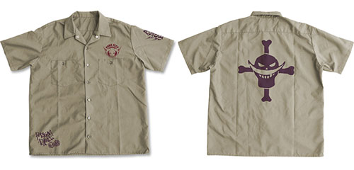 【クリックで詳細表示】From TV animation ワンピース エース ワークシャツ/ベージュ-M[コスパ]《在庫切れ》