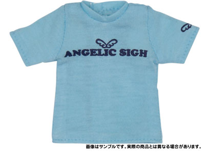 【クリックでお店のこの商品のページへ】ピュアニーモSサイズ Angelic Sigh Tシャツ サックス(ドール用衣装)[アゾン]《在庫切れ》