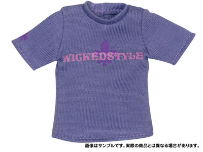 【クリックでお店のこの商品のページへ】ピュアニーモSサイズ Wicked Style Tシャツ パープル(ドール用衣装)[アゾン]《在庫切れ》