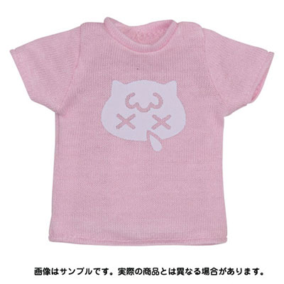 【クリックで詳細表示】ピュアニーモ XSサイズ Snotty cat mini Tシャツ ピンク×ホワイト(ドール用衣装)[アゾン]《在庫切れ》