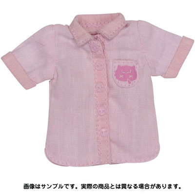 【クリックで詳細表示】ピュアニーモ XSサイズ Snotty cat mini 半袖シャツ ピンク(ドール用衣装)[アゾン]《取り寄せ※暫定》