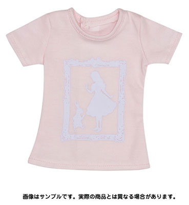 【クリックで詳細表示】50cm用 50cmアリスプリントTシャツ ピンク(ドール用衣装)[アゾン]《在庫切れ》