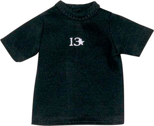 【クリックで詳細表示】ピュアニーモ XSサイズ Thirteen Stars Tシャツ ブラック(ドール用衣装)[アゾン]《在庫切れ》