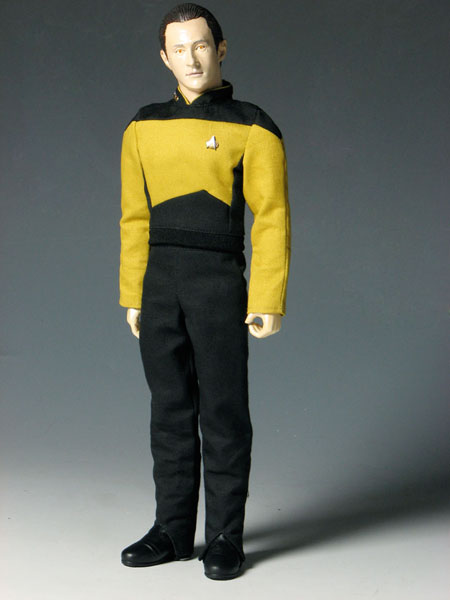 【クリックで詳細表示】新スタートレック(TNG) 1/6アクションフィギュア データ少佐 単品[プラッツ]《10月予約》Star Trek The Next Generation - 1/6 Action Figure： Data