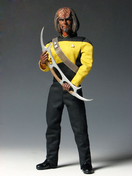【クリックで詳細表示】新スタートレック(TNG) 1/6アクションフィギュア ウォーフ大尉 単品[プラッツ]《10月予約》Star Trek The Next Generation - 1/6 Action Figure： Worf