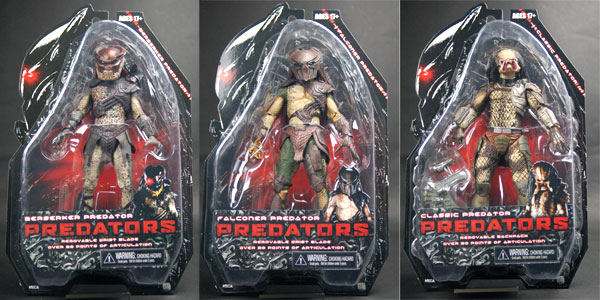 【クリックで詳細表示】プレデターズ アクションフィギュア シリーズ1 3種セット[ネカ]《在庫切れ》Predators - Action Figure Series 1 (Assortment)