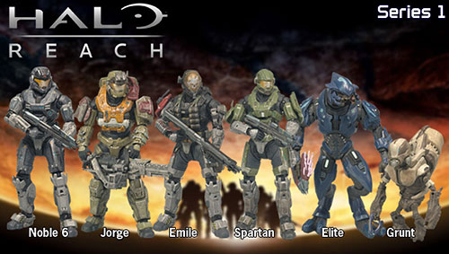 【クリックで詳細表示】Halo：Reach(ヘイロー リーチ) アクションフィギュア シリーズ1 アソート カートン[マクファーレントイズ]《在庫切れ》McFarlane Toys - Halo Reach - Action Figure Series 1 (Assortment)