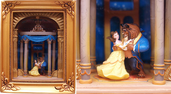 【クリックで詳細表示】ギャラリー・オブ・ライト 美女と野獣 額縁型スタチュー 単品(再販)[エネスコ]《在庫切れ》Gallery Of Light - Beauty and the Beast： Belle ＆ Beast