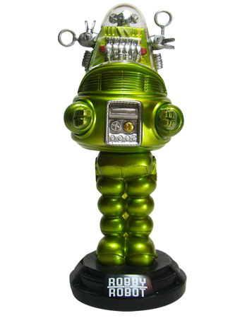 【クリックで詳細表示】ワッキーワブラー 禁断の惑星 ロビー・ザ・ロボット メタリックライムVer. 単品[ファンコ]《在庫切れ》Wacky Wobbler - Forbidden Planet： Robby The Robot (Metallic Lime Ver.)