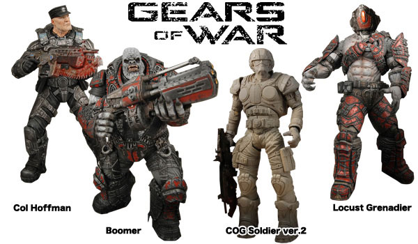 【クリックでお店のこの商品のページへ】ギアーズ・オブ・ウォー アクションフィギュア シリーズ5 4種セット[ネカ]《発売済・取り寄せ品》Gears of War - Action Figure Series 5 (Assortment)