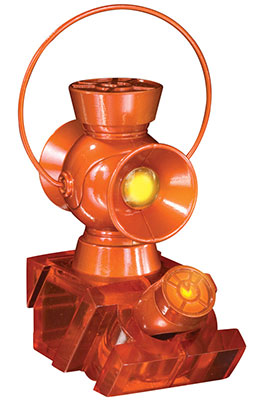 【クリックで詳細表示】ブラッケスト・ナイト オレンジ・ランタン パワーバッテリー＆パワーリング 1/4スケールレプリカ 単品[DCダイレクト]《発売済・取り寄せ※暫定》Blackest Night - 1/4 Scale Prop Replica： Orange Lantern Power Battery ＆ Power Ring