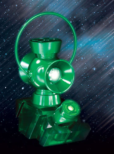 【クリックで詳細表示】ブラッケスト・ナイト グリーン・ランタン パワーバッテリー＆パワーリング 1/4スケールレプリカ 単品[DCダイレクト]《在庫切れ》Blackest Night - 1/4 Scale Prop Replica： Green Lantern Power Battery ＆ Power Ring