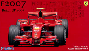【クリックで詳細表示】プラモデル グランプリシリーズ No.11 1/20 フェラーリF2007ブラジルGPスケルトン(クリアーボティパーツ)[フジミ模型]《発売済・取り寄せ品》