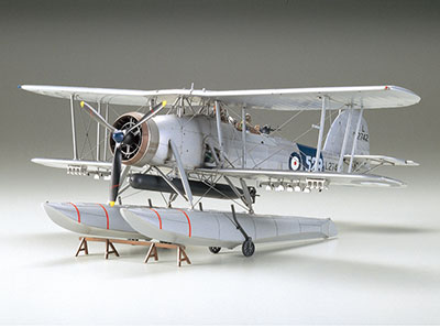 【クリックで詳細表示】プラモデル 1/48 フェアリー ソードフィッシュ Mk.I 水上機型[タミヤ]《在庫切れ》