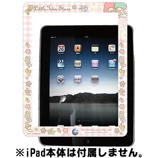【クリックで詳細表示】キキ＆ララ iPad対応スクリーンプロテクター/SAN-60TS[グルマンディーズ]《在庫切れ》