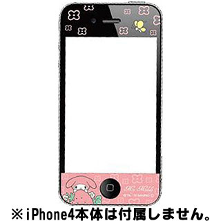 【クリックで詳細表示】マイメロディ iPhone4専用スクリーンプロテクター Bタイプ/SAN-59MMB[グルマンディーズ]《在庫切れ》