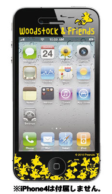 【クリックで詳細表示】ピーナッツ(スヌーピー) iPhone4専用 スクリーンプロテクター 画面保護フィルム Cタイプ(SNG-11C)[グルマンディーズ]《在庫切れ》