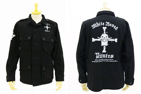 【クリックで詳細表示】From TV animation ワンピース 白ひげ海賊団 B.D.U.ジャケット/ブラック-S(再販)[コスパ]《在庫切れ》