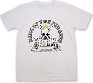 【クリックで詳細表示】From TV animation ワンピース ゴール・D・ロジャーTシャツ/ホワイト-M[コスパ]《10月予約》
