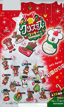 【クリックでお店のこの商品のページへ】ディズニーキャラクター クリスマスクッキー チェーンマスコット BOX(食玩)[リーメント]《在庫切れ》
