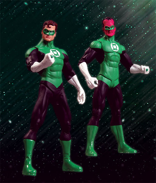 【クリックで詳細表示】グリーン・ランタン リバース アクションフィギュア コレクターセット[DCダイレクト]《在庫切れ》Green Lantern Rebirth - Action Figure： Collector Set