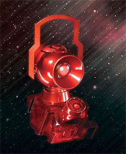 【クリックで詳細表示】ブラッケスト・ナイト 1/4 レッド・ランタン パワーバッテリー＆パワーリング プロップレプリカ[DCダイレクト]《在庫切れ》Blackest Night - 1/4 Scale Prop Replica： Red Lantern Power Battery＆Power Ring