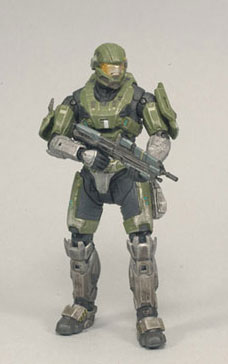 【クリックで詳細表示】Halo：Reach(ヘイロー リーチ) アクションフィギュア シリーズ1 スパルタン兵 単品[マクファーレントイズ]《在庫切れ》McFarlane Toys - Halo Reach - Action Figure Series 1 Spartan/Assault Rifle