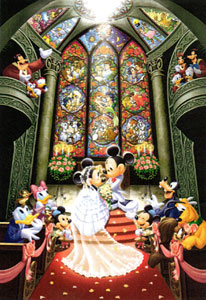 【クリックで詳細表示】ジグソー ステンドアート ディズニー ファンタジーセレブレーション 1000ピース(DS-1000-763)[テンヨー]《在庫切れ》