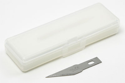 【クリックで詳細表示】工具 クラフトツールシリーズ No.099 モデラーズナイフ PRO 替刃(直線刃 5枚セット)[タミヤ]《取り寄せ※暫定》