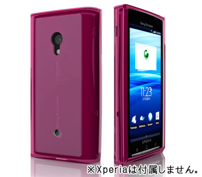 【クリックで詳細表示】Xperia用 フレームケース ピンク×ピンク[MSY]《取り寄せ※暫定》