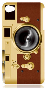 【クリックで詳細表示】ニヤリィ・フォン カメラ(レンジファインダー)ゴールド for iPhone4 単品[ニヤリィジャパン]《取り寄せ※暫定》