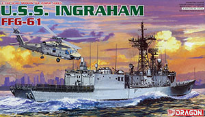 【クリックで詳細表示】ドラゴンモデル プラモデル 1/700 U.S.S. イングラハム FFG-61[スカイネット]《発売済・取り寄せ※暫定》