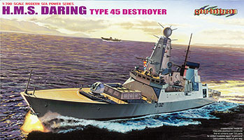 【クリックで詳細表示】サイバーホビー プラモデル 1/700 現用イギリス海軍 45型駆逐艦＂デアリング＂[プラッツ]《在庫切れ》